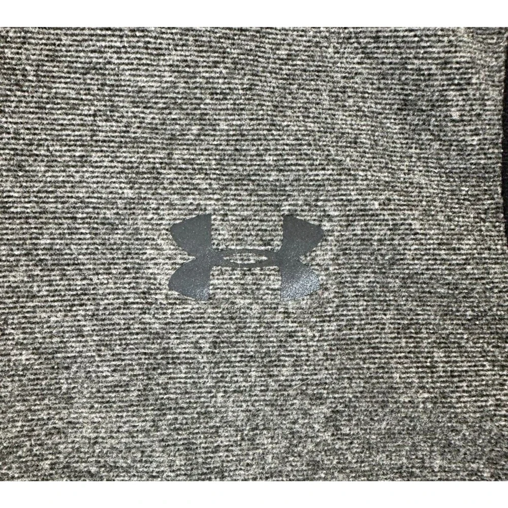 Under Armour ColdGear Men’s XS Gray Full Zip Sleeveless Vest Hooded Training